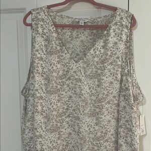 Animal Print Sleeveless Top
